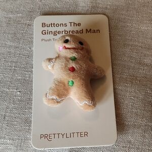 PrettyLitter "Gingerbread Man" Cat Toy